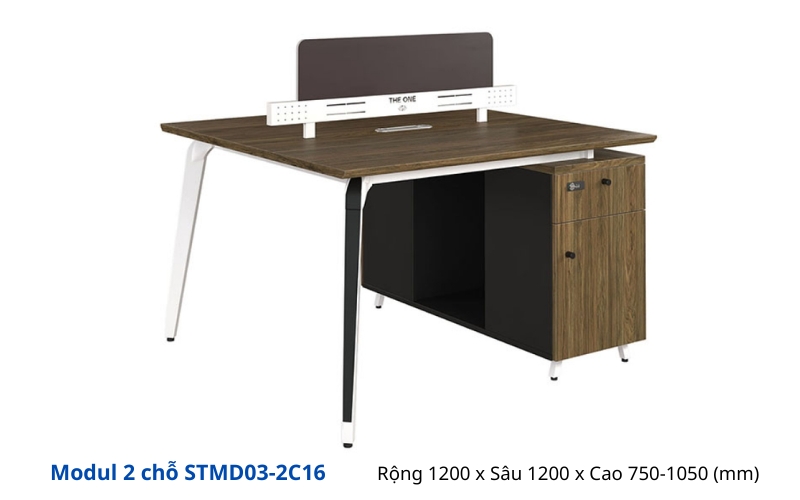 Kích thước cụm bàn nhân viên tiêu chuẩn tối ưu hiệu suất và không gian 