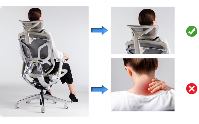Ghế văn phòng có tựa đầu có tốt không? Lợi ích và cách chọn phù hợp 