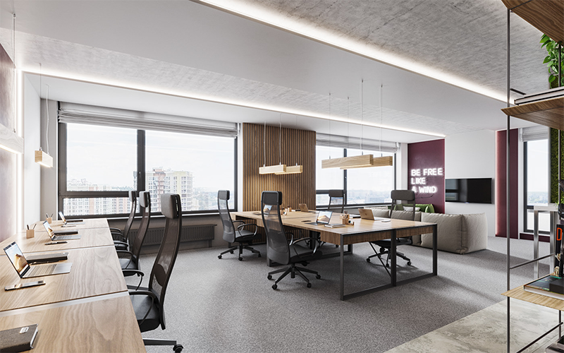 Thiết kế nội thất văn phòng theo phong cách tối giản ngày càng được ưa chuộng