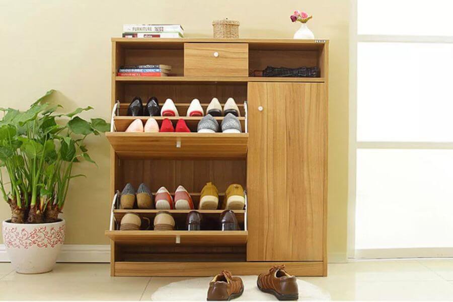 Nên Sử Dụng Tủ Để Giày Dép Bằng Nhựa Hay Gỗ Cho Gia Đình 