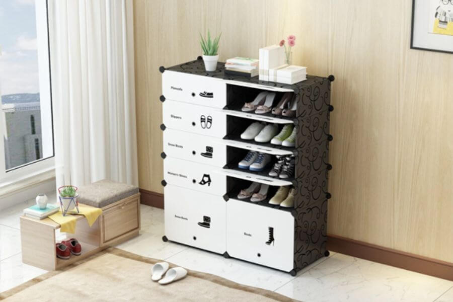 tủ để giày dép bằng nhựa có thể chống thấm nước
