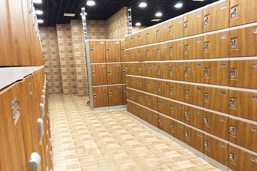 tủ locker gỗ công nghiệp chống mối mọt tốt
