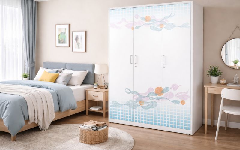 Tủ quần áo in UV là gì? Review 5 mẫu tủ bền đẹp, hiện đại gia đình 