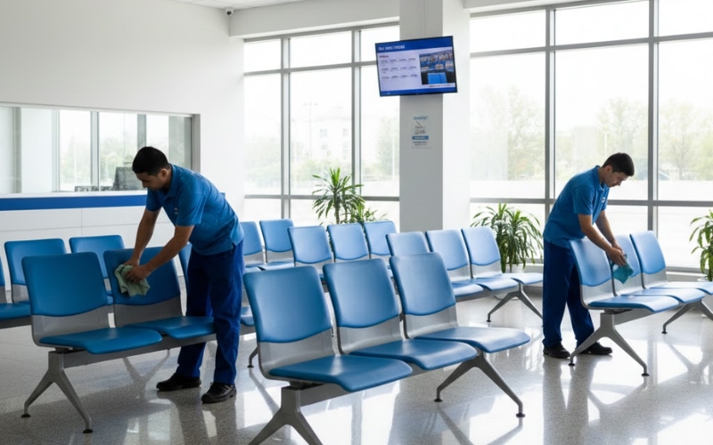 Top 5 ghế băng chờ nhựa 5 chỗ ngồi bền đẹp, dễ vệ sinh