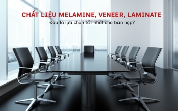 Chất liệu melamine, veneer, laminate - đâu là lựa chọn tốt nhất cho bàn...